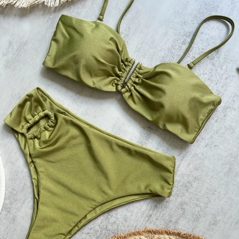Sexy Bandeau Push-Up Bikini Set 1