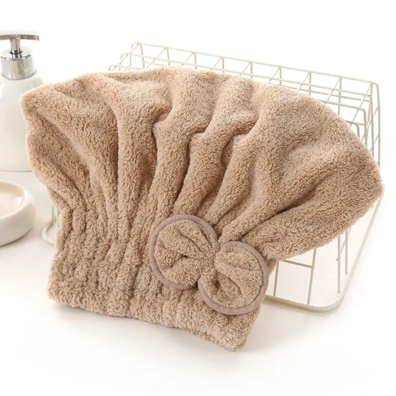 Microfiber Hair Drying Turban Wrap 3