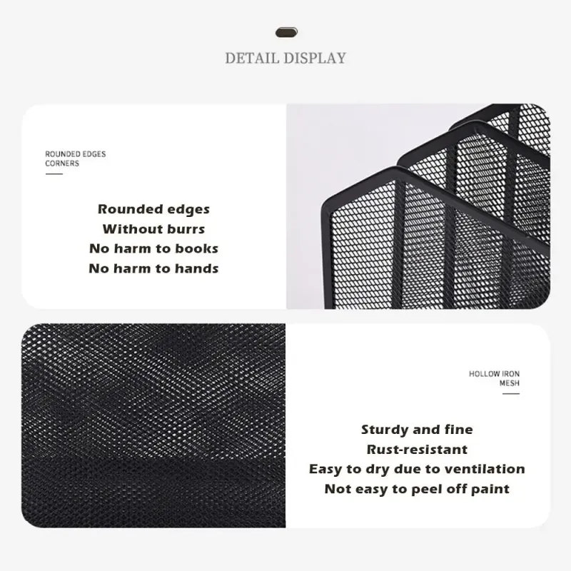 Detachable Metal Mesh Desk Organizer 4