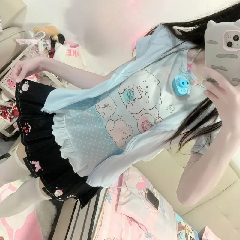 Japanese Petite Butterfly Print Top 5