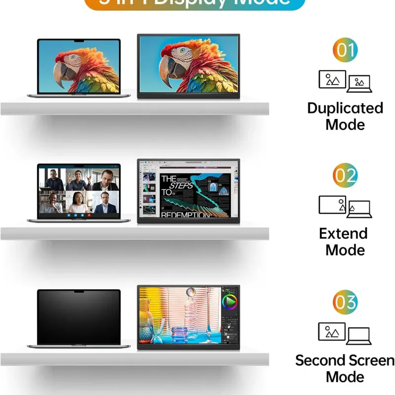 UPERFECT 16" 120Hz Portable Monitor 5