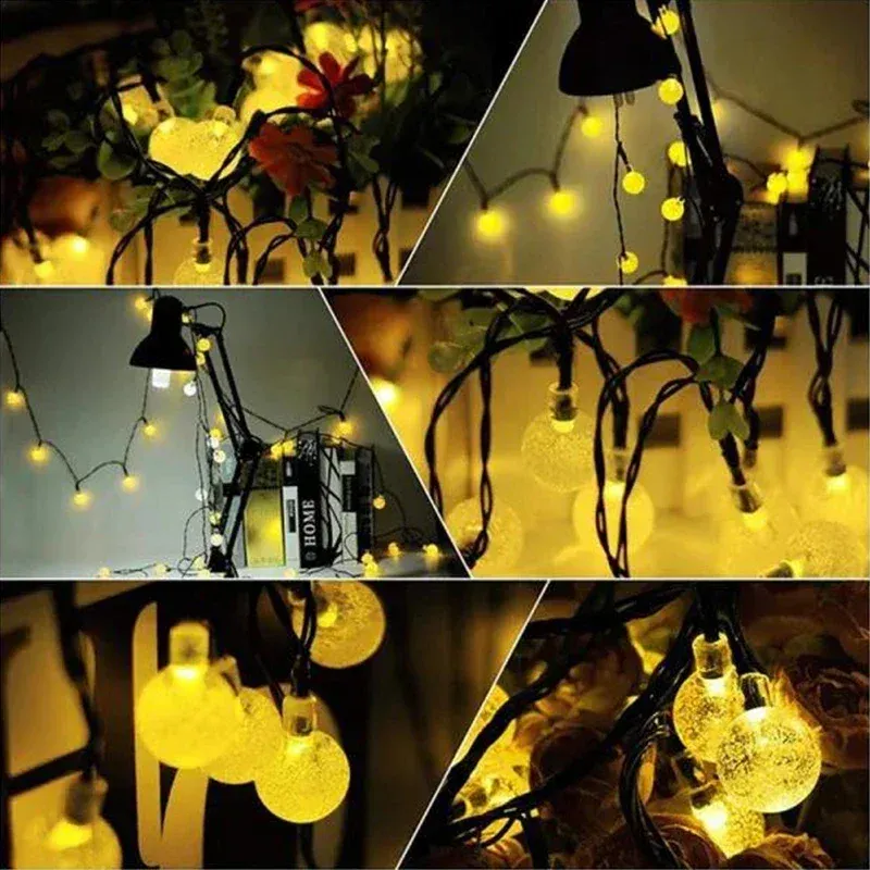Solar Crystal Fairy String Lights 3