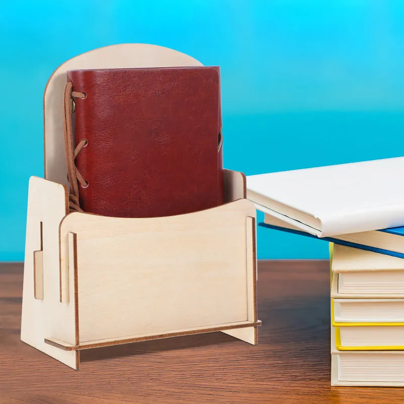 DIY Wood Desktop Organizer 2