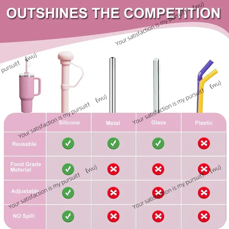 Stanley Cup Compatible Silicone Straw 5