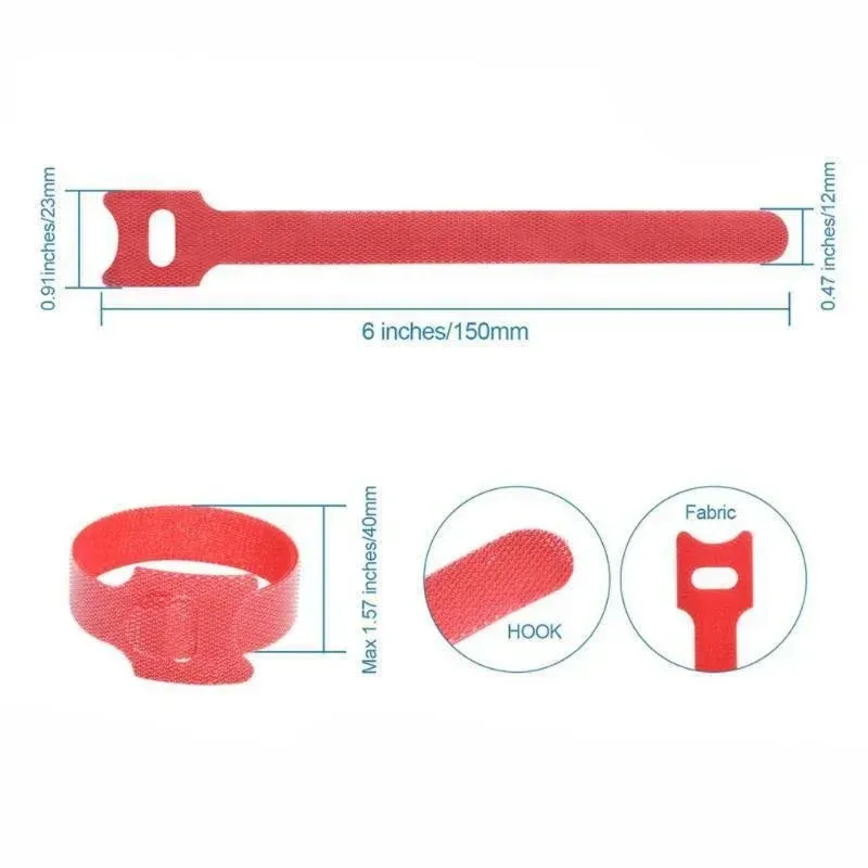 Reusable Velcro Cable Ties Organizer 5