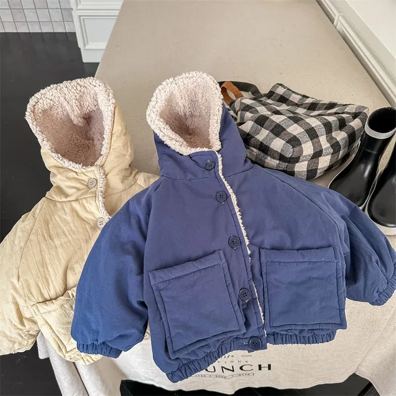 Kids Winter Fleece Cotton-Padded Jacket 4