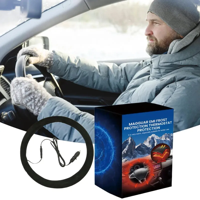 12V Heated Steering Wheel Cover 6