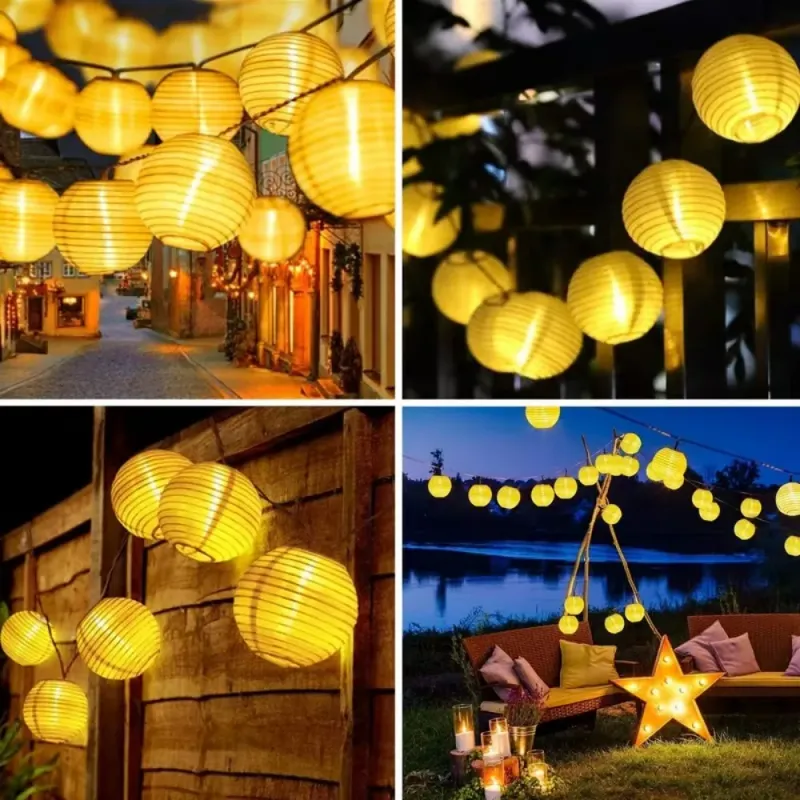 Solar Lantern String Lights Outdoor 3