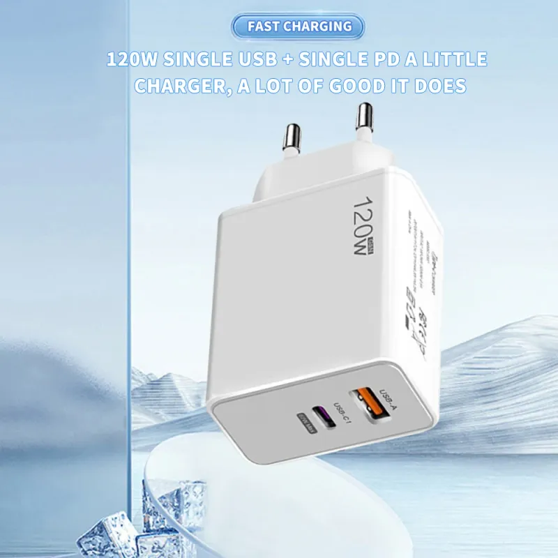120W GaN USB-C Fast Charger 6