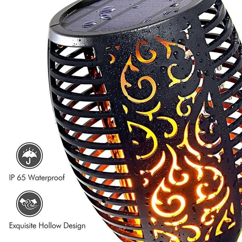 12LED Solar Flame Torch Light 1
