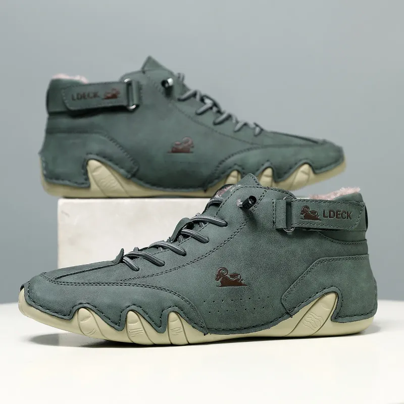 Men's Leather Luxury High-Top Boots 3