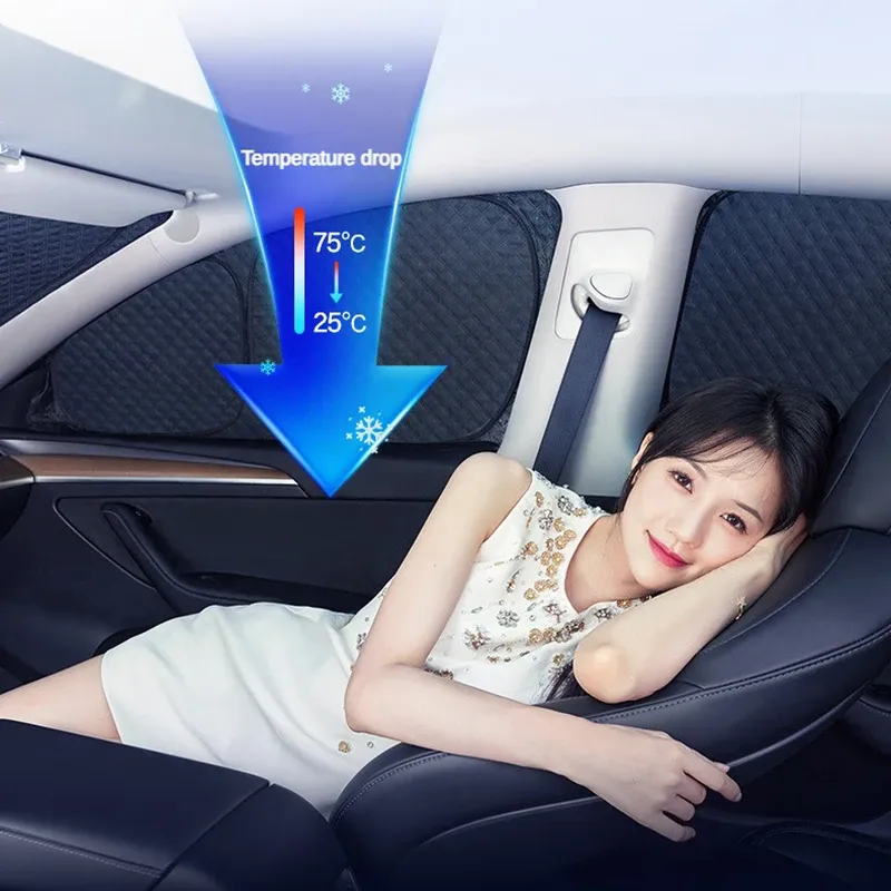 Tesla Model 3/Y Sunshade Set 3