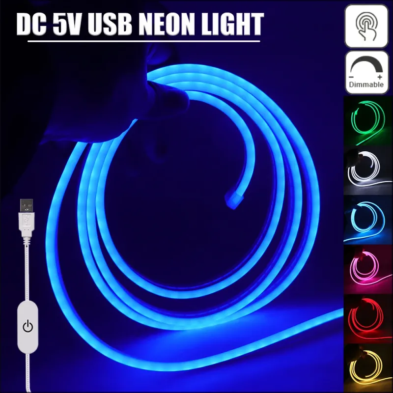 USB Touch Dimmable Neon LED Strip 1