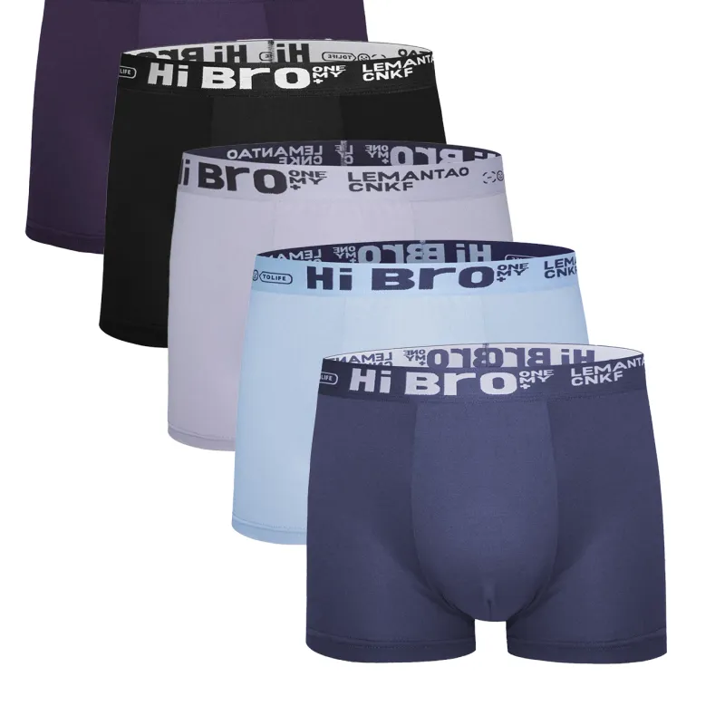 Men's 5-Pack Polyester Boxer Briefs 1