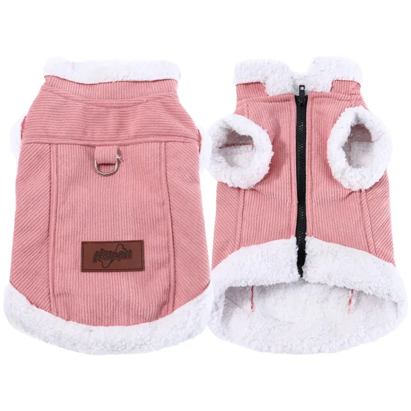 Winter Fleece Dog Jacket - Windproof 1