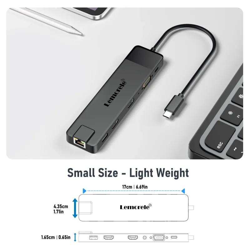 Lemorele 4K USB-C Docking Station 6