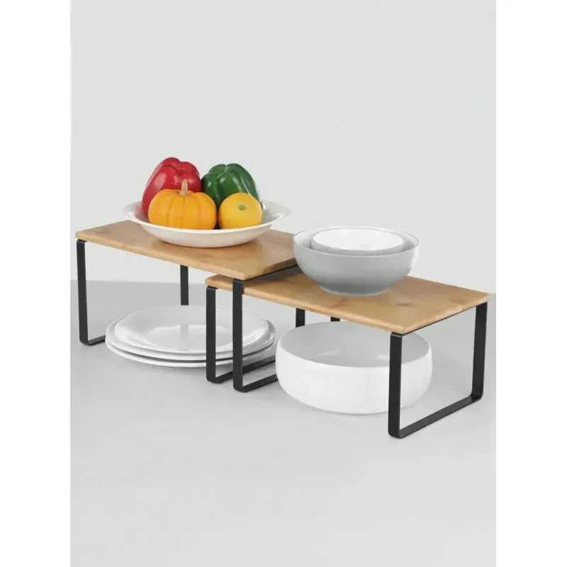 4-Pack Cabinet Organizer Shelves 5