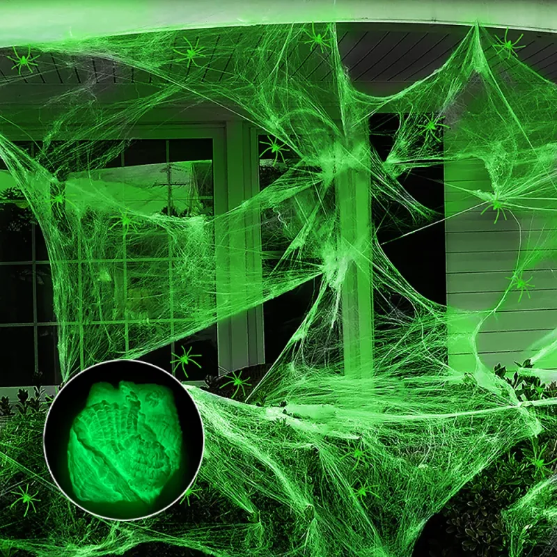Glow In The Dark Spider Webs 1