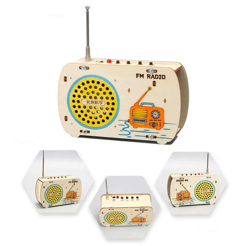 DIY Wooden FM Radio Kit 5