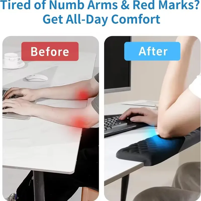 L-Shaped Keyboard Mouse Pad with Elbow Pillow 6