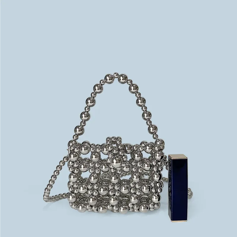 Pearl Chain Mini Crossbody Bag 6