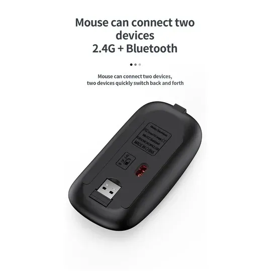 Gray Bluetooth Keyboard & Mouse Combo 6