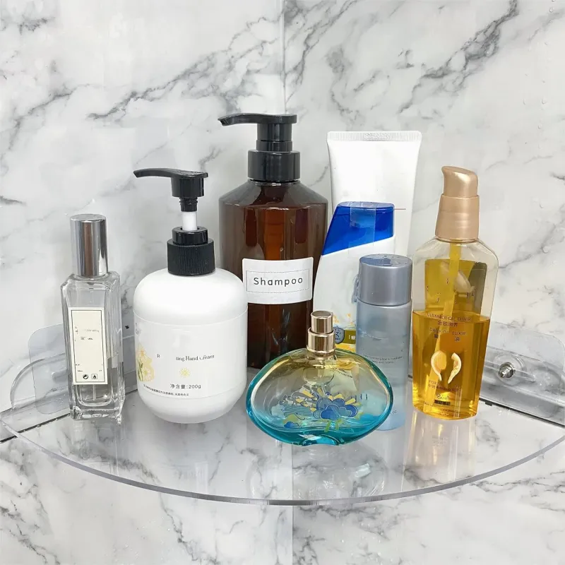 Clear Adhesive Corner Shelf 1