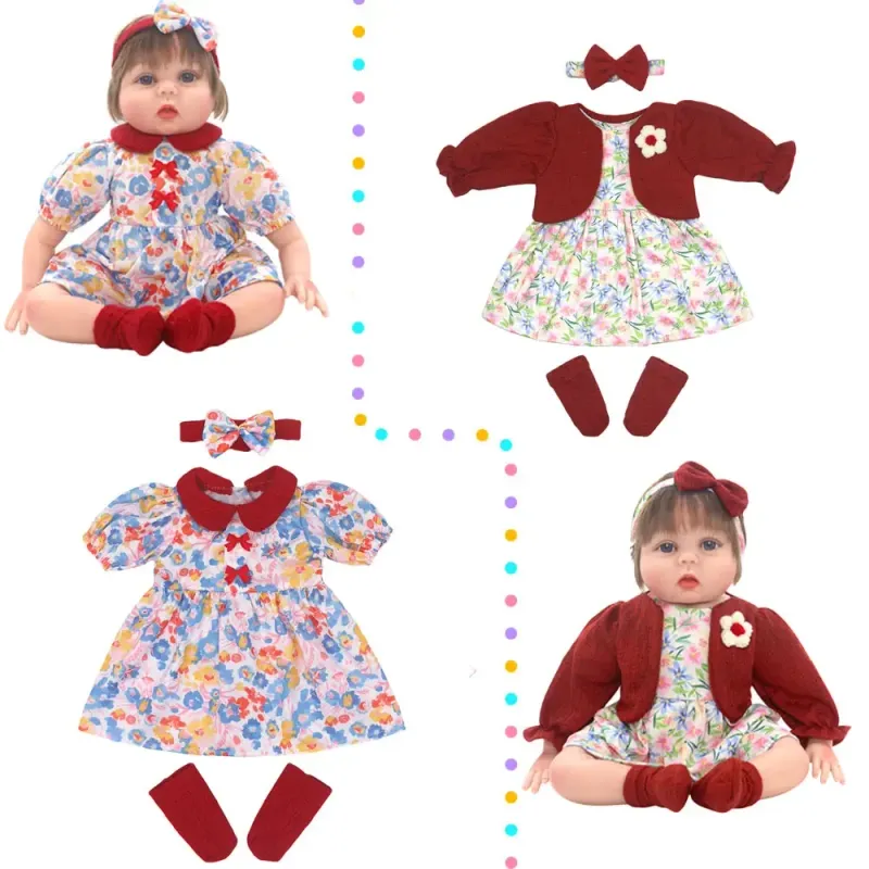 Lovely Reborn Doll Jumpsuits 20-22" 3