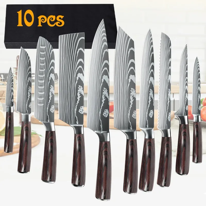 MDHAND Japanese Chef Knife Set 1