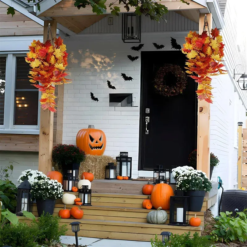 Artificial Maple Leaf Garland 4