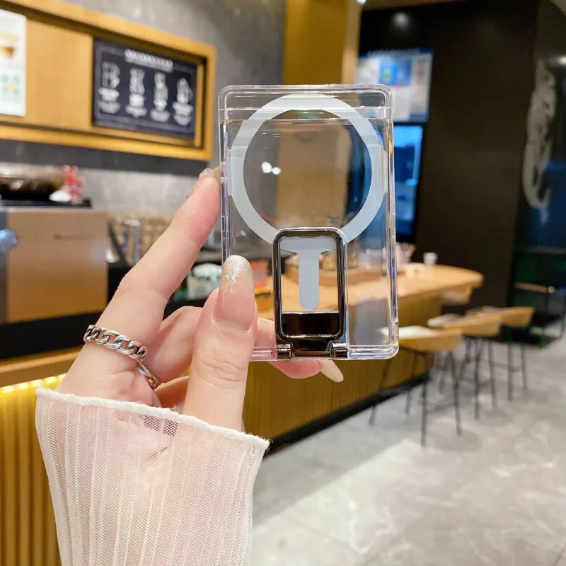 Magnetic Clear Wallet Card Holder 2