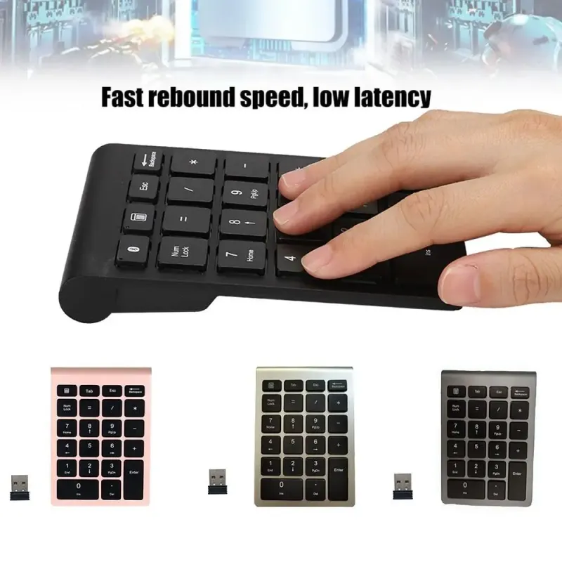 22 Keys Wireless Mini Digital Keypad 1