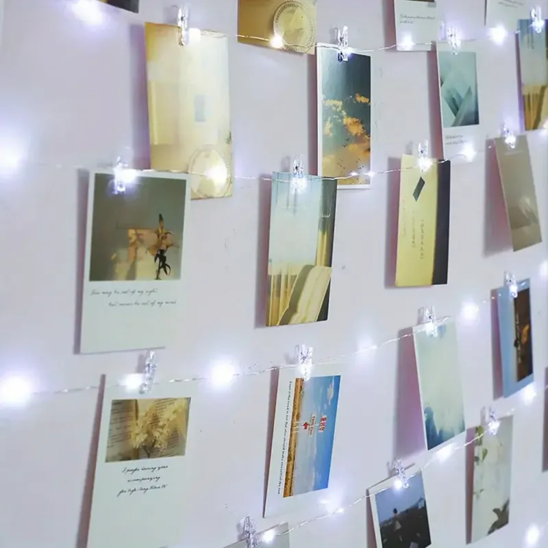 LED Photo Clip Fairy String Lights 6
