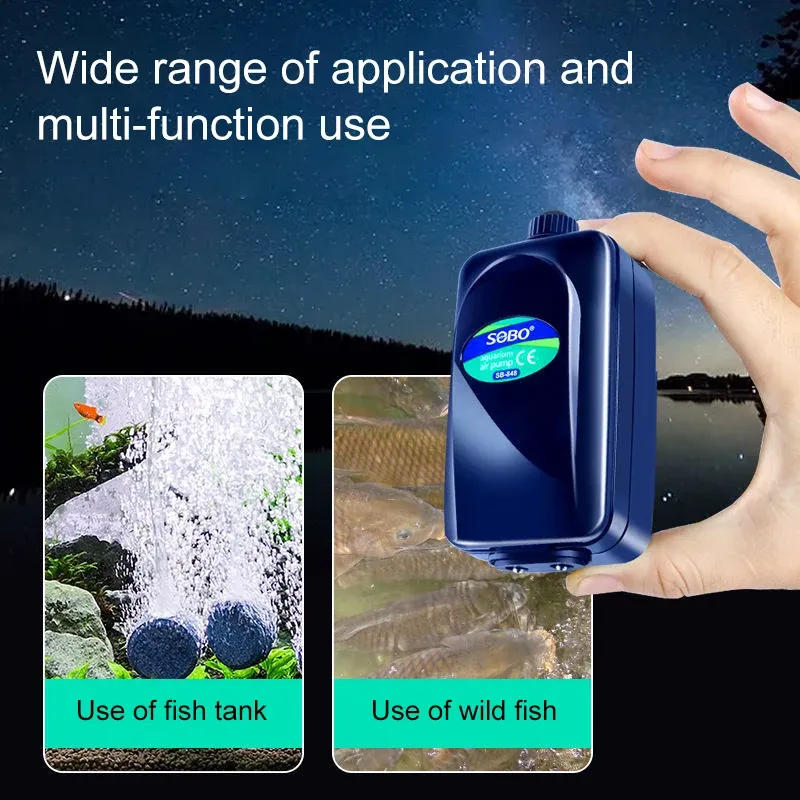 SOBO Silent Aquarium Air Pump 6