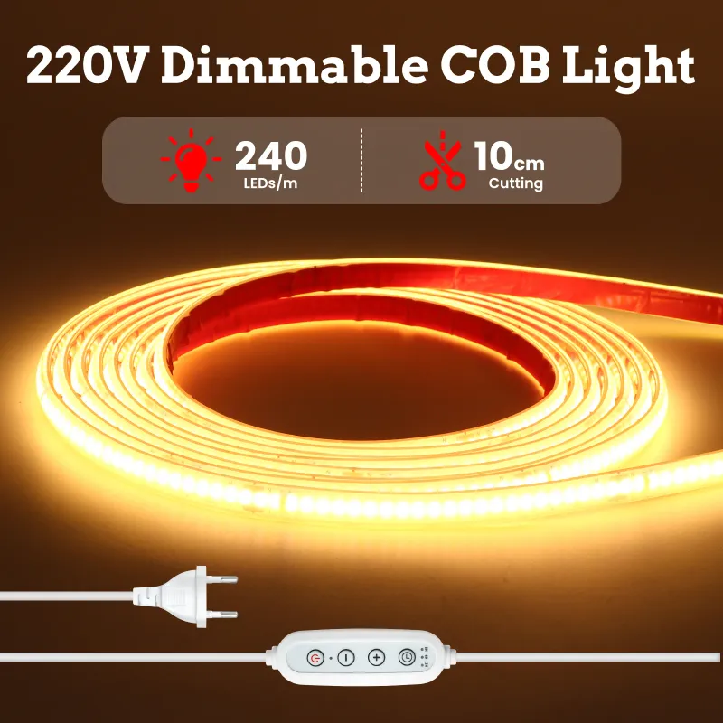 Waterproof COB LED Strip Light Kit 2