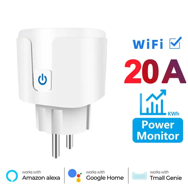 EU 20A WiFi Smart Socket with Power Monitoring 1