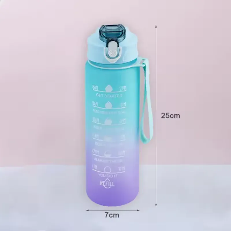 750ML Motivational Sports Water Bottle 6