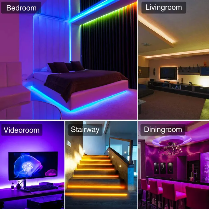 Smart Bluetooth 5050 LED Strip Lights 6