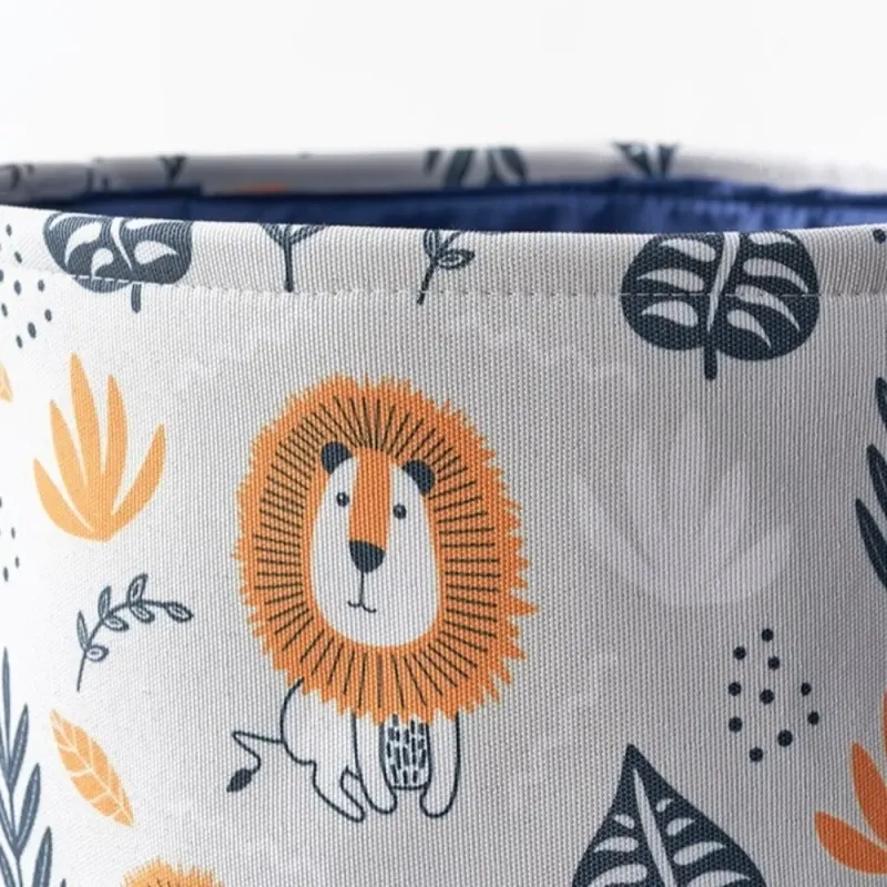 Cartoon Canvas Storage Basket 5