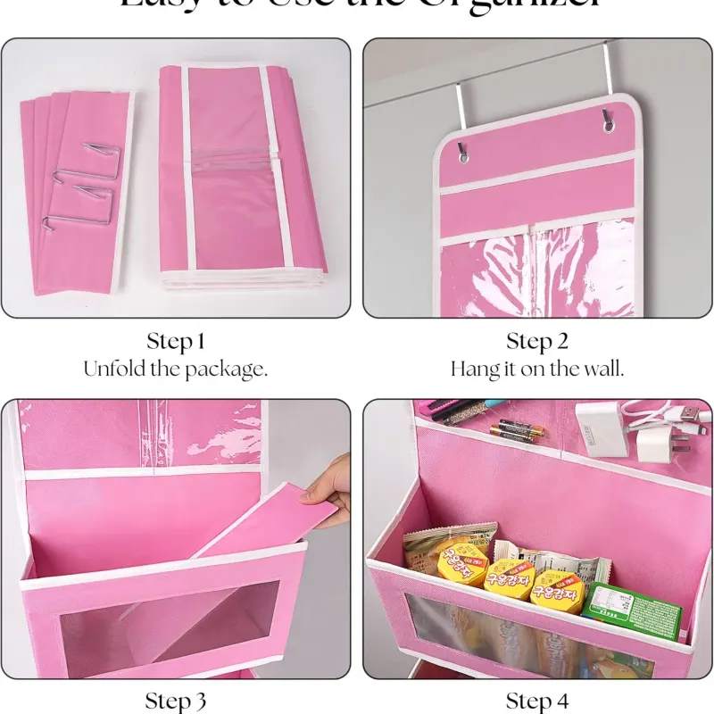 Pink Over Door Organizer 4