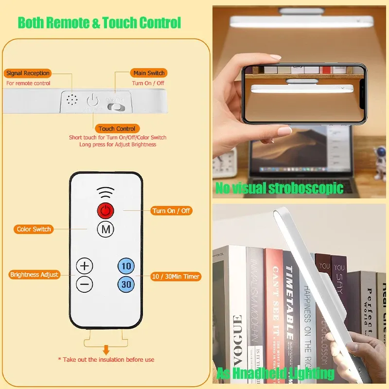 Magnetic LED Desk Lamp with Remote 3