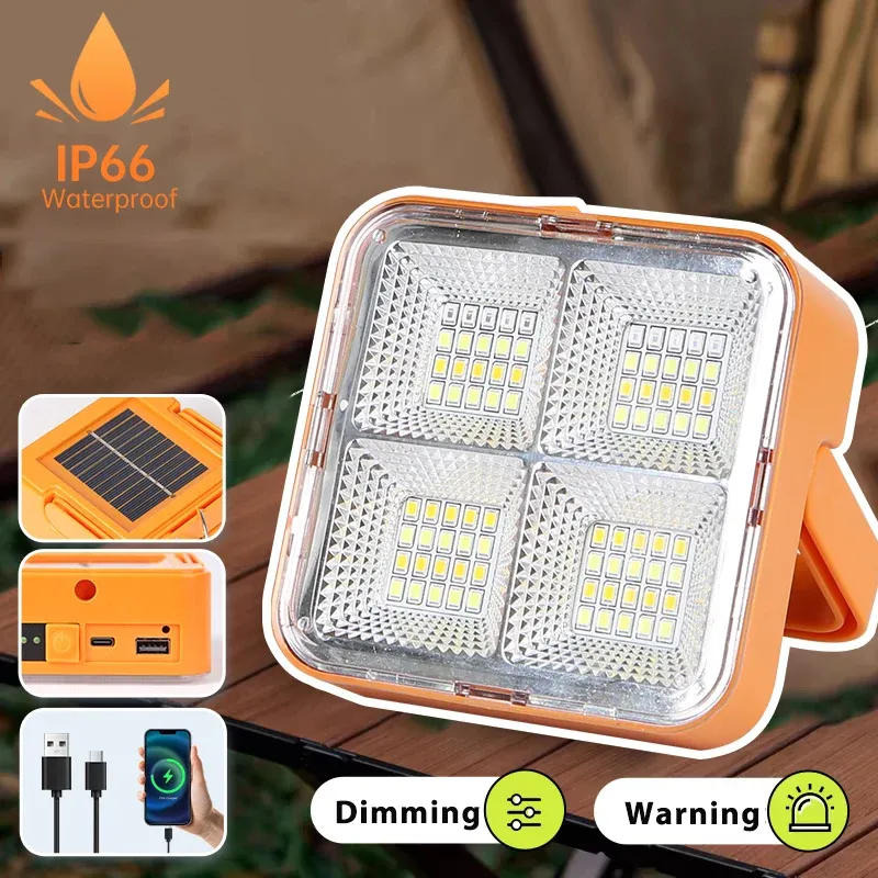 Solar LED Camping Lantern & Power Bank 1
