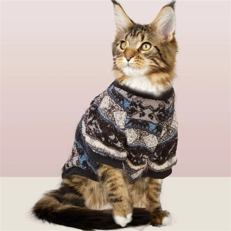 Plush Pet Hoodie Sweater for Cats & Dogs 3