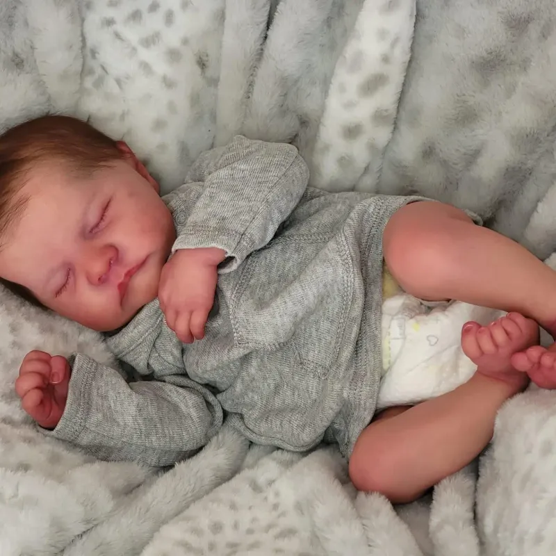 NPK Levi Reborn Boy Doll 19in Silicone 3
