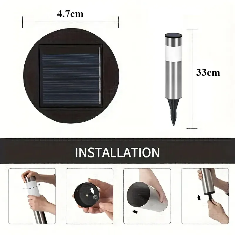 Сонячний LED ландшафтний світильник 5