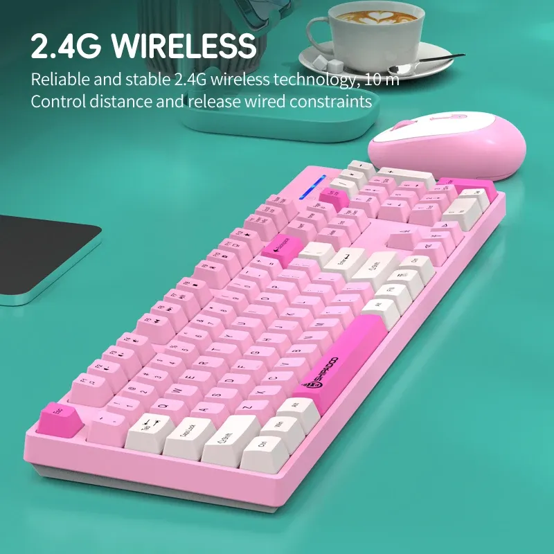 Shipadoo 2.4G Keyboard & Mouse Combo Set 5