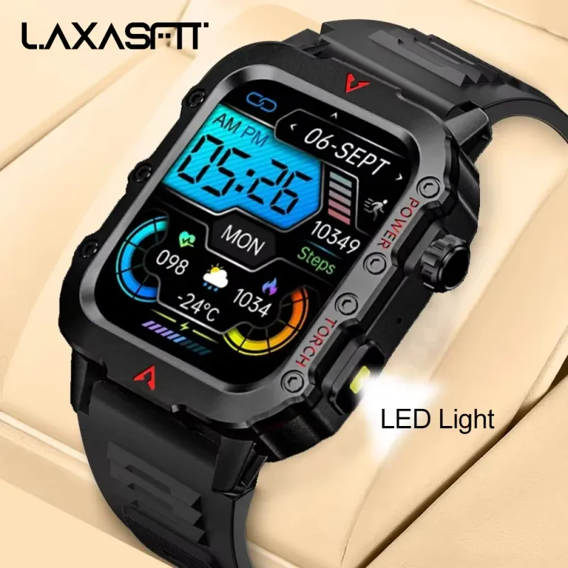Men's LED Flashlight Smart Watch 1
