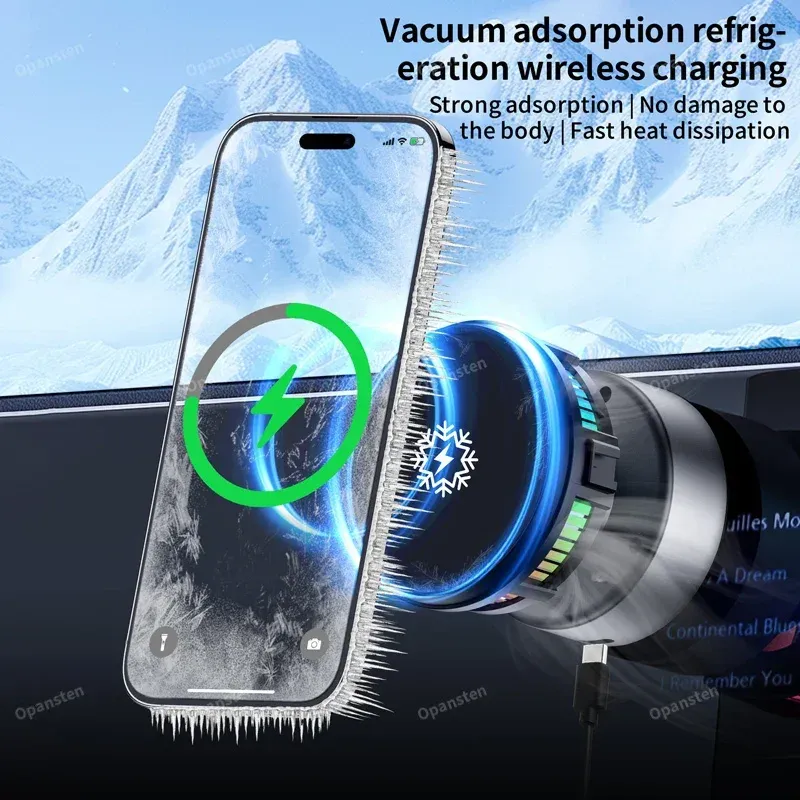 iCE Cooling Magnetic Wireless Charger for Tesla 3