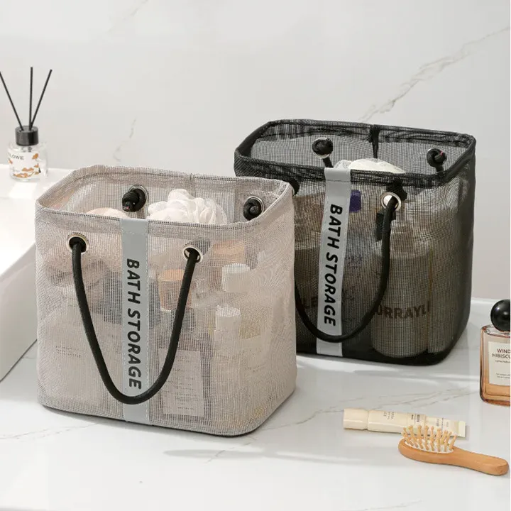 Foldable Mesh Laundry Basket 1