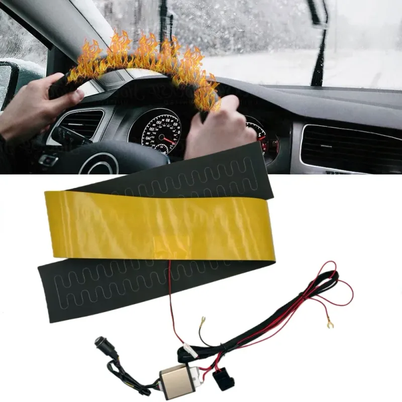 Car Steering Wheel Heating Pad Kit 6